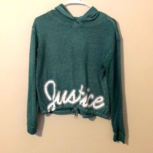 Dark teal Justice Hoodie